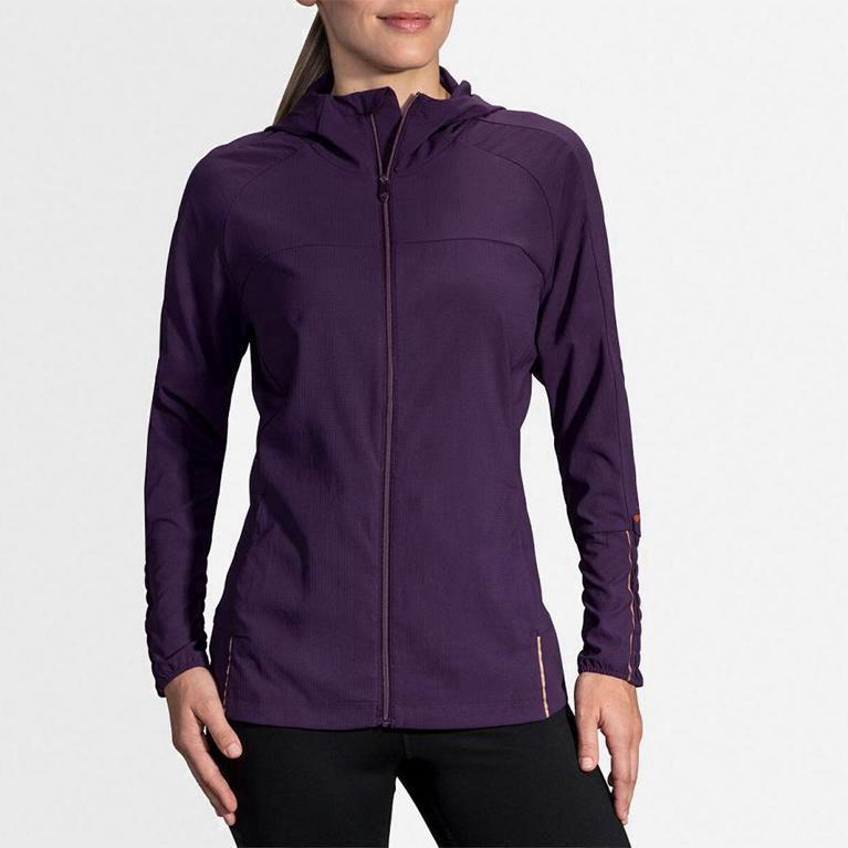 Brooks Canopy Mujer Chaquetas - Morados (6192LQBEA)